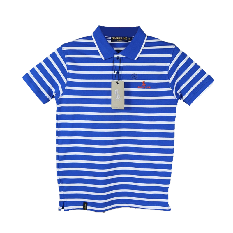 Stylish Auto Stripe Polo T-Shirt For Man